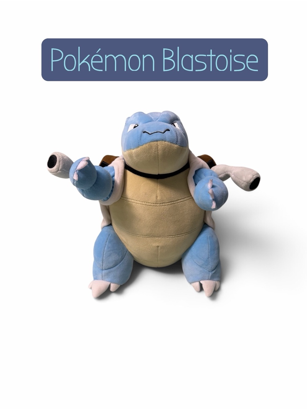Pokemon Blastoise Plush - Blue/Tan